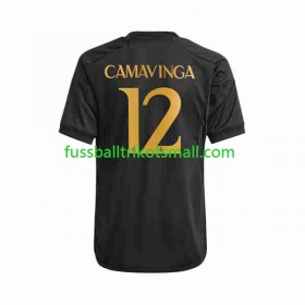 Fußballtrikots Real Madrid Eduardo Camavinga 12 2023-2024 Kurzarm 3rd trikot kaufen